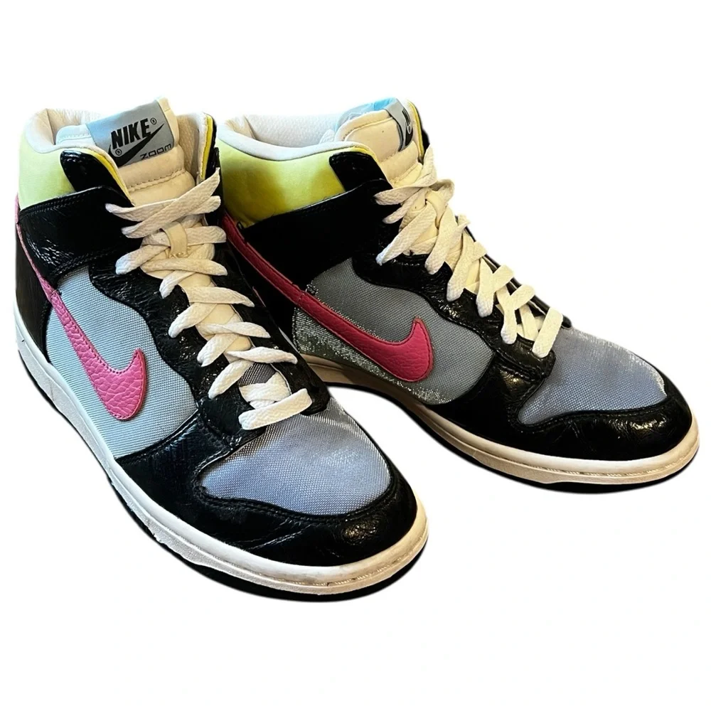 Nike Women’s Dunk High Premium - “Pink Purple Frost” Size 9.5 - Picture 4 of 6